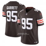 Camiseta NFL Limited Cleveland Browns Myles Garrett Vapor F.U.S.E. Marron