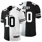 Camiseta NFL Limited Denver Broncos Jeudy Black White Split