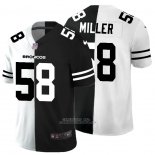 Camiseta NFL Limited Denver Broncos Miller White Black Split