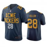 Camiseta NFL Limited Green Bay Packers A.j. Dillon Ciudad Edition Azul