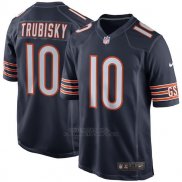 Camiseta NFL Limited Hombre 10 Trubisky Chicago Bears Azul