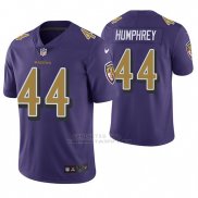 Camiseta NFL Limited Hombre Baltimore Ravens Marlon Humphrey Violeta Color Rush