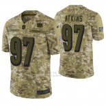 Camiseta NFL Limited Hombre Cincinnati Bengals Geno Atkins Camuflaje 2018 Salute To Service