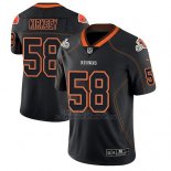 Camiseta NFL Limited Hombre Cleveland Browns Christian Kirksey Negro Color Rush 2018 Lights Out
