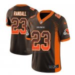 Camiseta NFL Limited Hombre Cleveland Browns Damarious Randall Marron 2018 Drift Fashion Color Rush