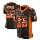 Camiseta NFL Limited Hombre Cleveland Browns Larry Ogunjobi Marron 2018 Drift Fashion Color Rush