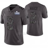 Camiseta NFL Limited Hombre Dallas Cowboys Brett Maher Gris Super Bowl LIII