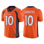 Camiseta NFL Limited Hombre Denver Broncos 10 Emmanuel Sanders Naranja Vapor Untouchable