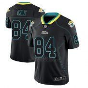 Camiseta NFL Limited Hombre Jacksonville Jaguars Keelan Cole Negro Color Rush 2018 Lights Out