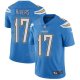 Camiseta NFL Limited Hombre Los Angeles Chargers 17 Philip Rivers Electric Azul Alterno Stitched Apor Untouchable