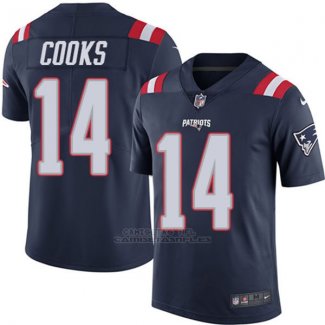 Camiseta NFL Limited Hombre New England Patriots 14 Cooks Negro