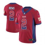 Camiseta NFL Limited Hombre New York Giants Aldrick Rosas Rojo 2018 Drift Fashion Color Rush