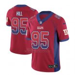 Camiseta NFL Limited Hombre New York Giants B.j. Hill Rojo 2018 Drift Fashion Color Rush