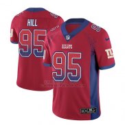 Camiseta NFL Limited Hombre New York Giants B.j. Hill Rojo 2018 Drift Fashion Color Rush