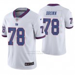 Camiseta NFL Limited Hombre New York Giants Jamon Brown Blanco Color Rush
