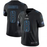 Camiseta NFL Limited Hombre Tennessee Titans 8 Marcus Mariota Negro Rush Impact