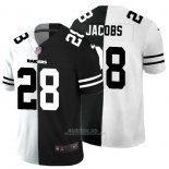 Camiseta NFL Limited Las Vegas Raiders Jacobs White Black Split