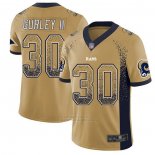 Camiseta NFL Limited Los Angeles Rams Gurley II Rush Drift Fashion Oro