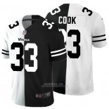 Camiseta NFL Limited Minnesota Vikings Cook White Black Split