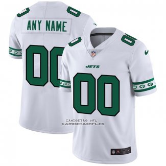 Camiseta NFL Limited New York Jets Personalizada Team Logo Fashion Blanco