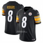 Camiseta NFL Limited Pittsburgh Steelers Aaron Rodgers Vapor F.U.S.E. Negro
