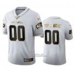 Camiseta NFL Limited Seattle Seahawks Personalizada Golden Edition Blanco