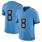 Camiseta NFL Limited Tennessee Titans Will Levis Vapor F.U.S.E. Alterno Retro Azul