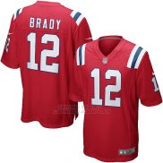 Camiseta New England Patriots Brady Rojo Nike Game NFL Hombre