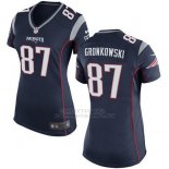 Camiseta New England Patriots Gronkowski Negro Nike Game NFL Mujer