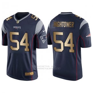 Camiseta New England Patriots Hightower Profundo Azul Nike Gold Game NFL Hombre