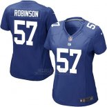 Camiseta New York Giants Robinson Azul Nike Game NFL Mujer