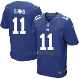 Camiseta New York Giants Simms Azul Nike Elite NFL Hombre