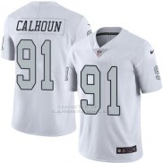 Camiseta Oakland Raiders Calhoun Blanco Nike Legend NFL Hombre