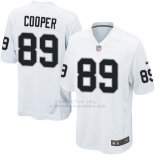 Camiseta Oakland Raiders Cooper Blanco Nike Game NFL Nino