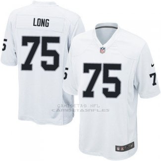 Camiseta Oakland Raiders Long Blanco Nike Game NFL Hombre