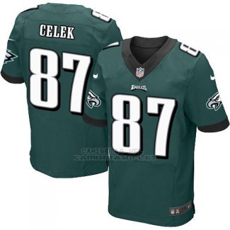 Camiseta Philadelphia Eagles Celek Verde Nike Elite NFL Oscuro Hombre