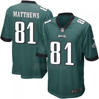 Camiseta Philadelphia Eagles Matthews Verde Nike Game NFL Oscuro Hombre