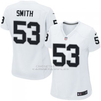 Camiseta Philadelphia Eagles Smith Blanco Nike Game NFL Mujer