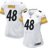 Camiseta Pittsburgh Steelers Dupree Blanco Nike Game NFL Mujer