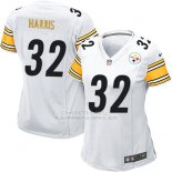 Camiseta Pittsburgh Steelers Harris Blanco Nike Game NFL Mujer