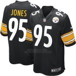 Camiseta Pittsburgh Steelers Jones Negro Nike Game NFL Hombre Camiseta Pittsburgh Steelers Jones Negro Nike Game NFL Hombre