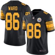 Camiseta Pittsburgh Steelers Ward Negro Nike Legend NFL Hombre