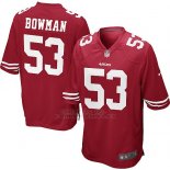 Camiseta San Francisco 49ers Bowman Rojo Nike Game NFL Hombre