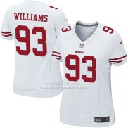 Camiseta San Francisco 49ers Williams Blanco Nike Game NFL Mujer