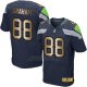 Camiseta Seattle Seahawks Graham Profundo Azul Nike Gold Elite NFL Hombre