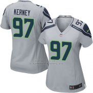 Camiseta Seattle Seahawks Kerney Gris Nike Game NFL Mujer