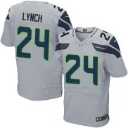 Camiseta Seattle Seahawks Lynch Apagado Blanco Nike Elite NFL Hombre
