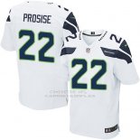 Camiseta Seattle Seahawks Prosise Blanco Nike Elite NFL Hombre