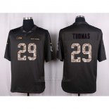 Camiseta Seattle Seahawks Thomas Apagado Gris Nike Anthracite Salute To Service NFL Hombre