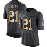 Camiseta Washington Commanders Taylor Negro 2016 Nike Gold Anthracite Salute To Service NFL Hombre